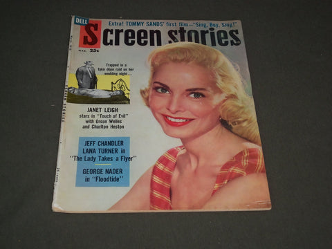 1958 MARCH SCREEN STORIES MAGAZINE - JANET LEIGH - SP 2763