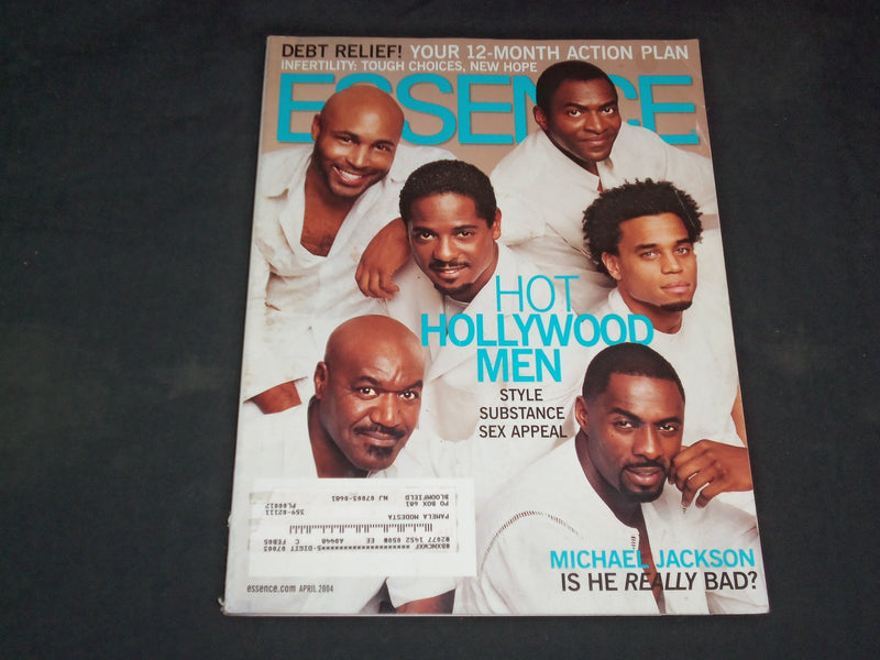 2004 APRIL ESSENCE MAGAZINE - HOT HOLLYWOOD MEN - B 353