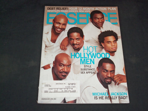 2004 APRIL ESSENCE MAGAZINE - HOT HOLLYWOOD MEN - B 353