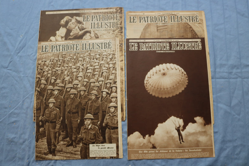 1945-1947 LE PATRIOTE ILLUSTRE MAGAZINE - FRENCH - LOT OF 24 - O 3850