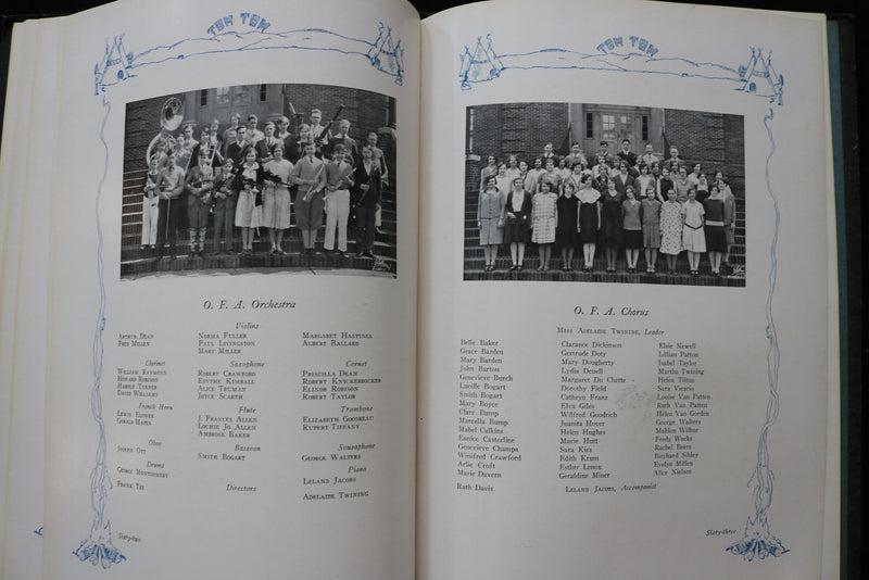1930 TOM TOM OWEGO FREE ACADEMY YEARBOOK - OWEGO NEW YORK - SOFTCOVER - YB 3475