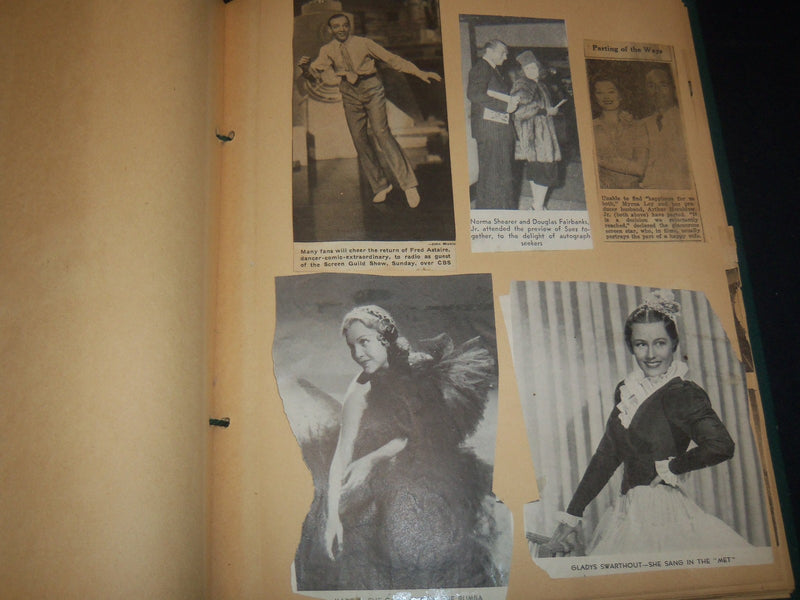 HOLLYWOOD MOVIE STAR SCRAPBOOK - TRACY - LOMBARD - GREAT PHOTOS - 7A