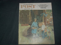 1954 AUGUST 21 THE SATURDAY EVENING POST MAGAZINE-NORMAN ROCKWELL COVER-SP 2480G