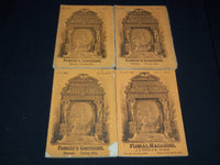 1867-1869 THE AMERICAN JOURNAL OF HORTICULTURE MAGAZINE LOT OF 4 - WR 54B