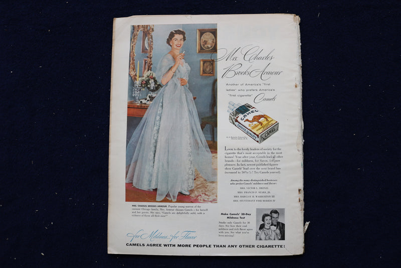 1954 AUGUST PHOTOPLAY MAGAZINE - TERRY MOORE COVER - E 17846