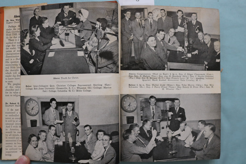 1948 THE BIBLE HAS THE ANSWER! HARDCOVER BOOK BY DALE CROWLEY - KD 9644