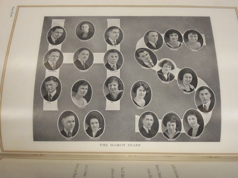 1922 HAMOT TOMAH HIGH SCHOOL YEARBOOK - WISCONSIN - NICE PHOTOS - YB 523