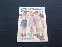 1937 JULY 10 THE SATURDAY EVENING POST MAGAZINE - ILLUSTRATED COVER - SP 1701