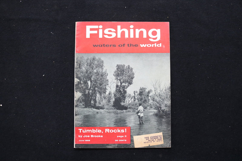 1956 JUNE FISHING WATERS OF THE WORLD MAGAZINE - E 10440