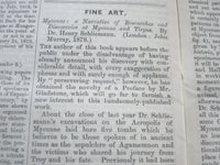 1877 THE ACADEMY WEEKLY REVIEW OF LITERATURE LOT OF 44 ISSUES - LONDON - O 2381