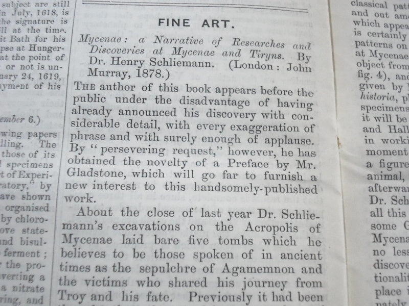 1877 THE ACADEMY WEEKLY REVIEW OF LITERATURE LOT OF 44 ISSUES - LONDON - O 2381
