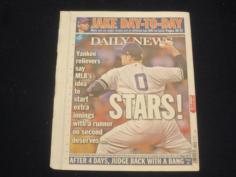 2020 JULY 16 NEW YORK DAILY NEWS NEWSPAPER - BRANDON HENDRICKS-ELLISON KILLED