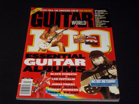 2003 APRIL GUITAR WORLD MAGAZINE - ESSENTIAL ALBUMS FRONT COVER - E 7170