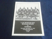 1979 NOV 17 I LOVE MORGAN DAY FOOTBALL PROGRAM-MORGAN ST VS HOWARD UNIV-SP 1214E
