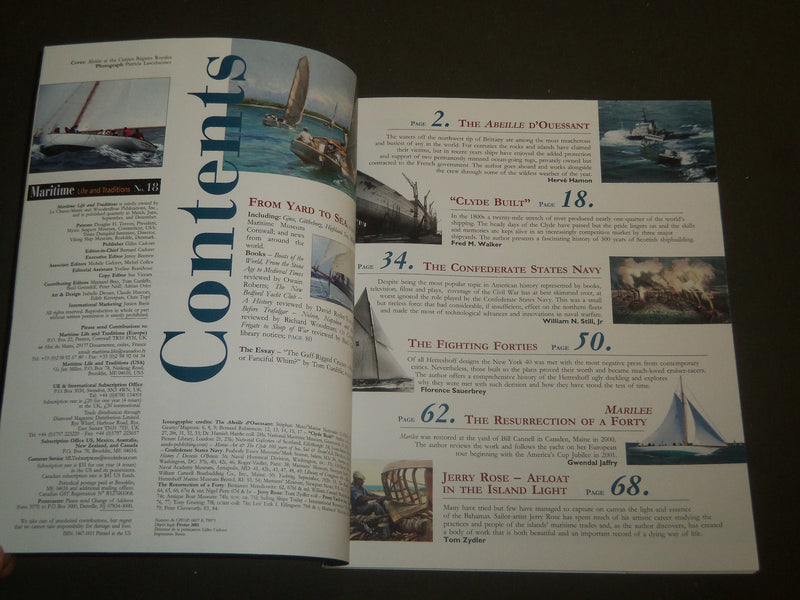 2003 SPRING MARITIME LIFE AND TRADITIONS MAGAZINE NO. 18 - CONFEDERATE - B 6586