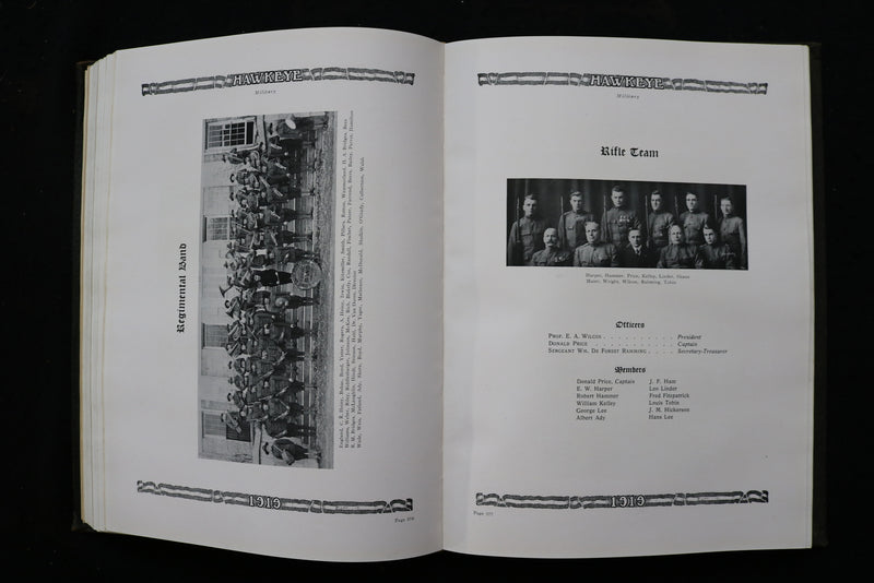 1919 THE HAWKEYE UNIVERSITY OF IOWA YEARBOOK - IOWA CITY, IOWA - YB 3536