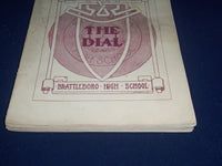 1909-1910 THE DIAL BRATTLEBORO HIGH SCHOOL MAGAZINE LOT OF 6 - INFO. - O 2342