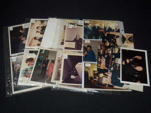 F. W. DE KLERK - MANDELA - CLINTON - CANDID PHOTOS - 51 TOTAL PHOTOS - #15