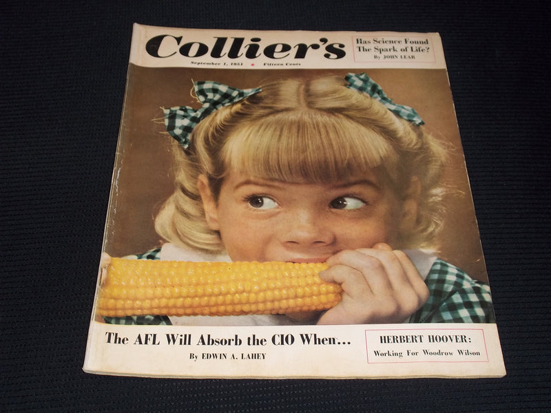 1951 SEPTEMBER 1 COLLIER'S MAGAZINE - NICE CORN FRONT COVER - E 13302