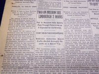1932 MARCH 27 NEW YORK TIMES - TWO ON MISSION SEE LINDBERGH - NT 4093
