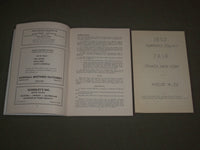 1952 AUGUST TOMPKINS COUNTY FAIR PROGRAM - ITHACA NEW YORK - J 2627