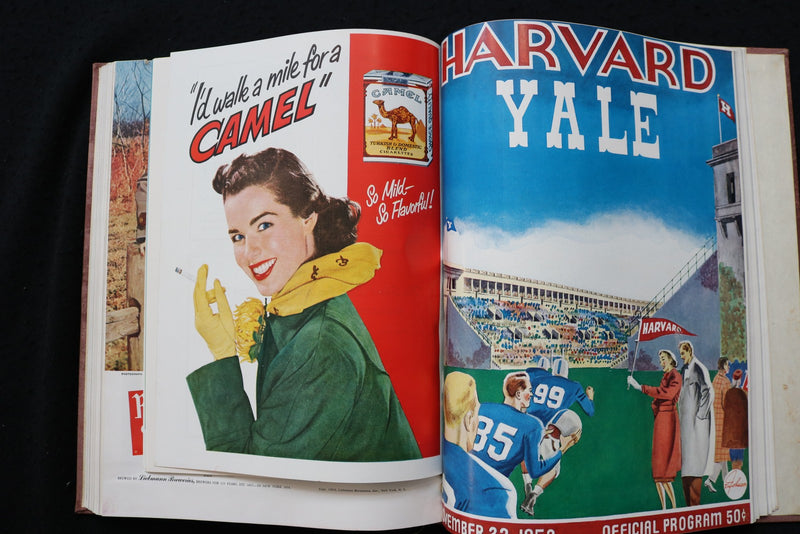 1952 HARVARD FOOTBALL PROGRAMS - BOUND VOLUME - KD 9570