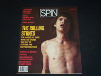 1986 AUGUST SPIN MAGAZINE - MICK JAGGER COVER - GREAT PHOTOS - SP 4142