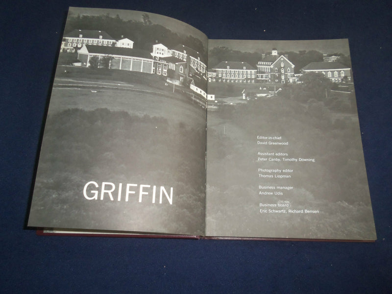1968 GRIFFIN POMFRET COLLEGE PREP BOARDING SCHOOL YEARBOOK -POMFRET, CT- YB 2347