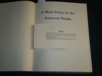 1950 A WATER POLICY FOR THE AMERICAN PEOPLE VOLUME 1 - POLICY - KD 5735