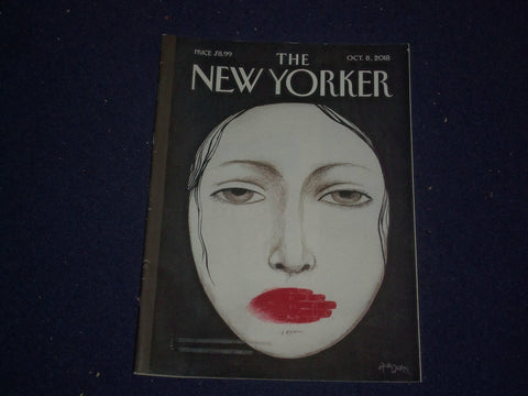 2018 OCTOBER 8 THE NEW YORKER MAGAZINE - ILLUSTRATED COVER - NY 2303