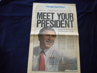 2000 DEC 15 CHICAGO SUN-TIMES NEWSPAPER COMMENORATIVE SECTION - BUSH - NP 5939