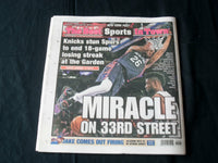 2019 FEBRUARY 25 NEW YORK POST NEWSPAPER - KNICKS END 18 GAME HOME LOSING STREAK