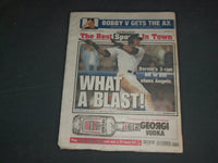 2002 OCTOBER 2 NEW YORK POST NEWSPAPER - METS FIRE BOBBY VALENTINE - NP 4146