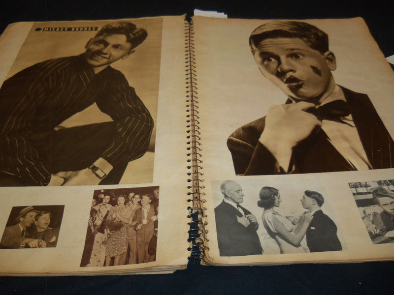 MOVIE STAR SCRAPBOOK - ROONEY - FLYNN - BENNETT - GREAT PHOTOS - 20A
