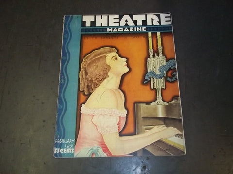 1931 FEBRUARY THE THEATRE ILLUSTRATED MAGAZINE - EDITH BARRETT - II 3382