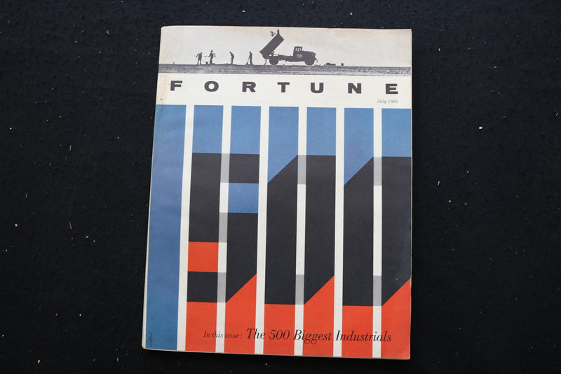 1960 JULY FORTUNE MAGAZINE - THE 500 BIGGEST INDUTRIALS COVER - E 10347