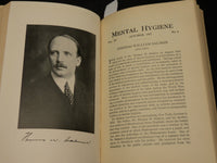 1927 MENTAL HYGIENE QUARTERLY MAGAZINE BOUND VOLUME NO. 11 - SIGNED - KD 2756W