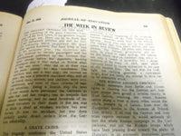1915 JAN-DEC JOURNAL OF EDUCATION BOUND VOLUME - LUSITANIA SINKING - R 882