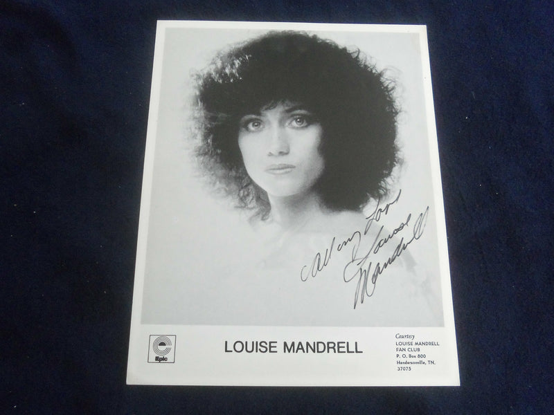 LOUISE MANDRELL 8x10 AUTOGRAPHED PHOTOGRAPH