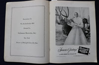 1951 DECEMBER 14 THE KNICKERBOCKER BALL PROGRAM - K 1738