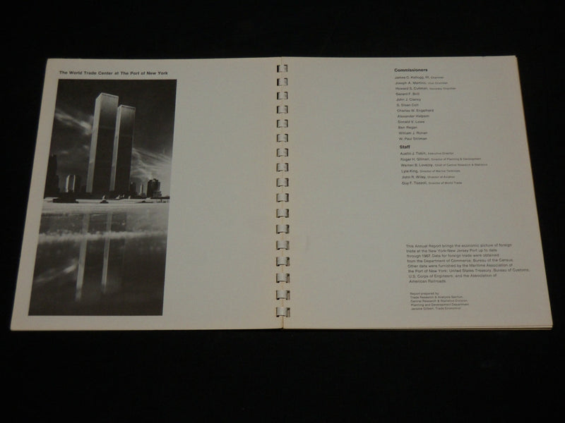 1968 THE PORT OF NEW YORK'S FOREIGN TRADE REPORT - SPIRAL BOUND - J 5942