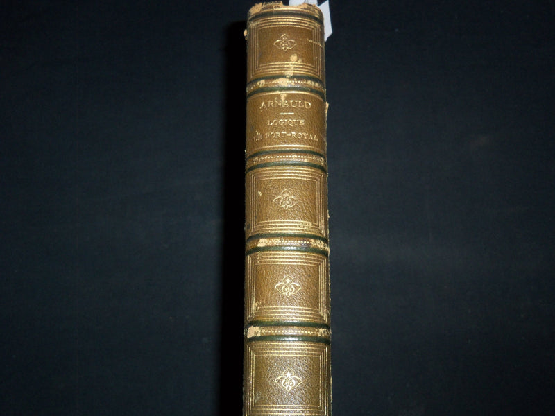 1846 LOGIQUE DE PORT ROYAL VOLUME BY ARNAULD - FRENCH - KD 4815I