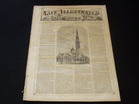 1857 NOVEMBER 7 LIFE ILLUSTRATED NEWSPAPER - DR. BELLOWS - ALL SOULS - NP 5911