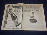 1915 JANUARY 30 COLLIER'S MAGAZINE - BRINGING THE WAR TO ENGLAND - ST 6707