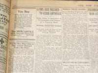 1917 JULY 9 NEW YORK TIMES - WILSON PROCLAIMS EXPORT CONTROL - NT 9299