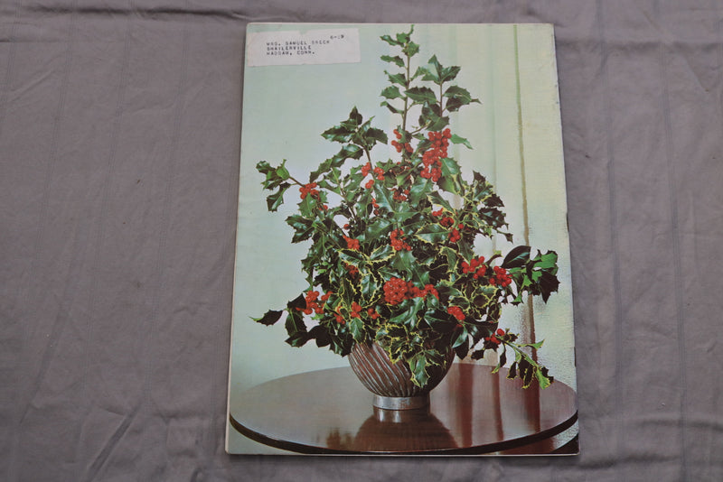 1958 DECEMBER HORTICULTURE MAGAZINE - BEAUTIFUL SCENERY COVER - SP 3137I