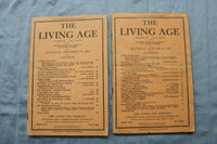 1922-1923 THE LIVING AGE MAGAZINE - LOT OF 13 - O 3896