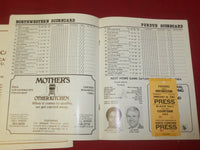 1979-1980 SHOWTIME PURDUE COLLEGE BASKETBALL PROGRAM-MCGAW HALL-LOT OF 2- J 4244