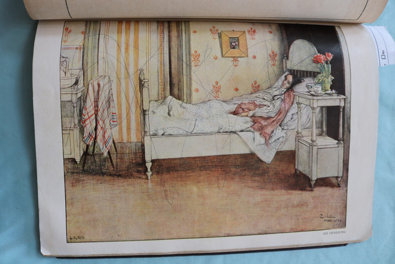 1908-1909 CARL LARSSON - DAS HAUS IN DER SONNE - SOFTCOVER BOOK - K 3290