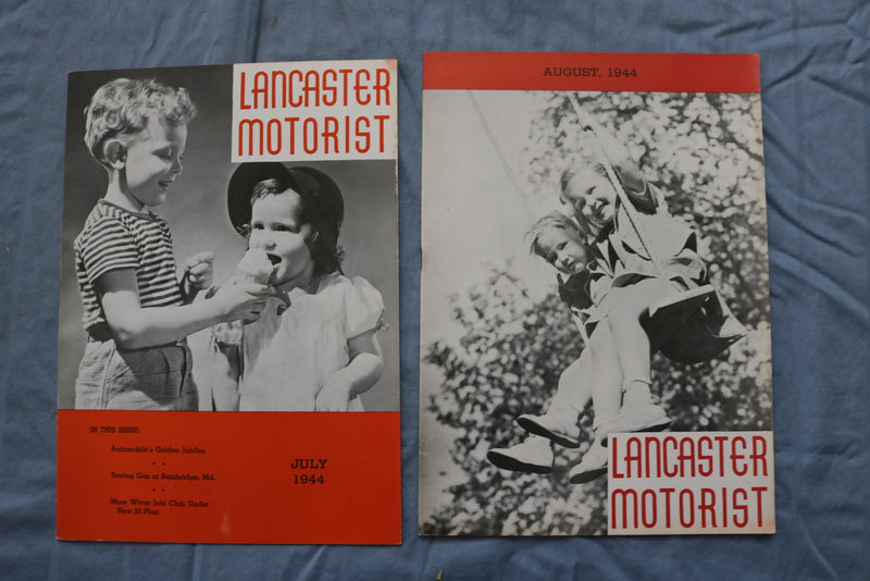1942-1944 LANCASTER MOTORIST MAGAZINE - LOT OF 18 - O 3736